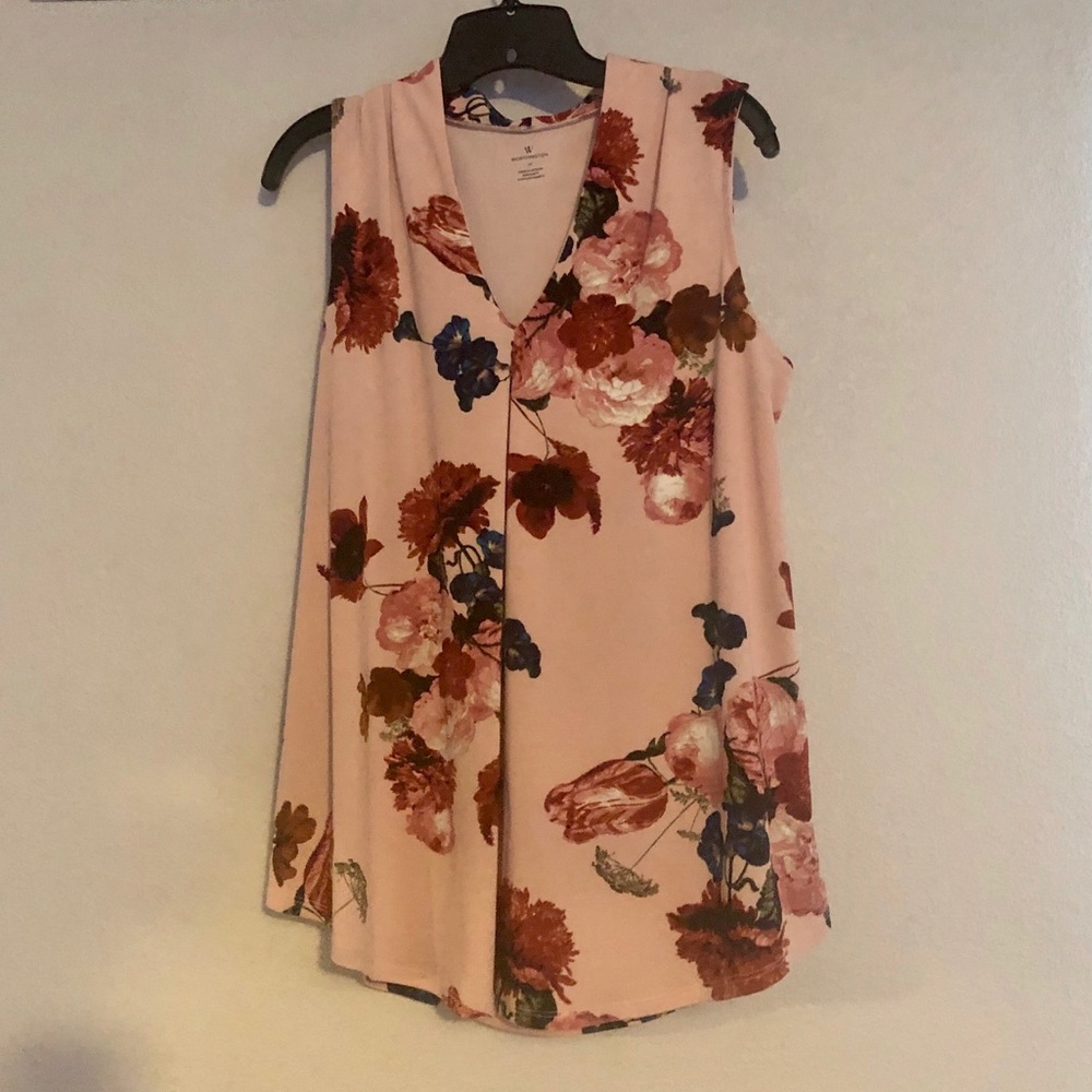 3/$15 Floral Blush Blouse